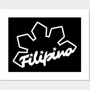 Filipino with Philippine Sun and 3 Stars Posters and Art